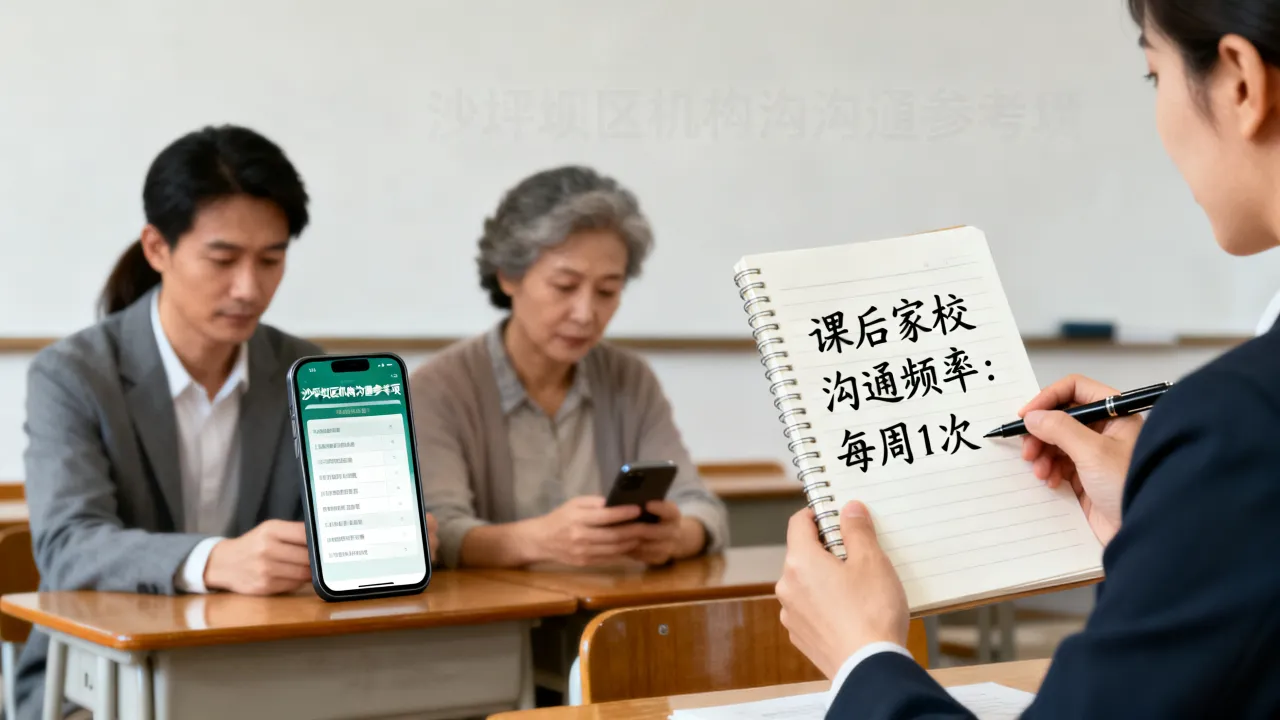 重庆沙坪坝区机构课后家校沟通频率，纳入选择参考项