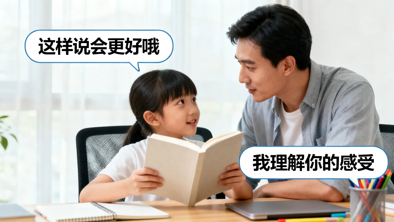 亲子沟通学习问题，避开容易引发冲突的沟通话术