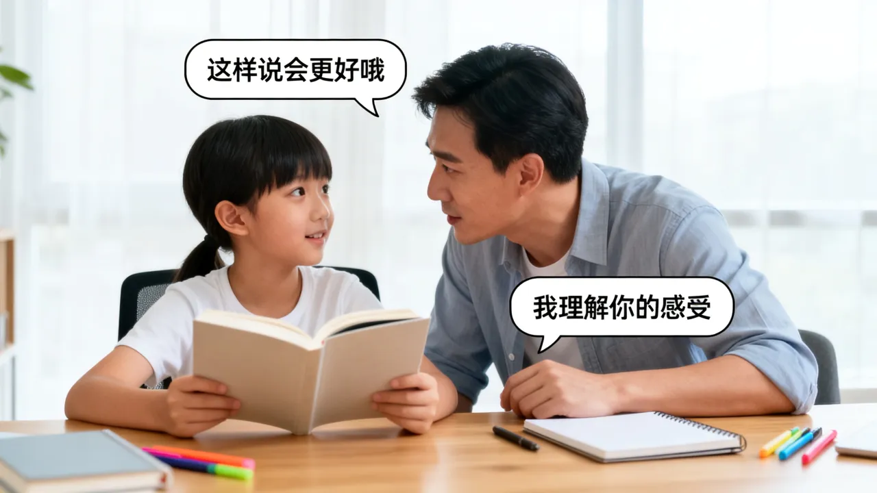 亲子沟通学习问题，避开容易引发冲突的沟通话术