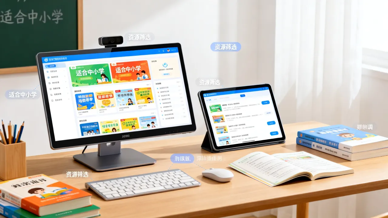 线上自主学习资源筛选，怎样选择适合中小学内容