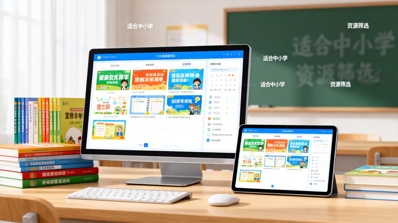 线上自主学习资源筛选，怎样选择适合中小学内容