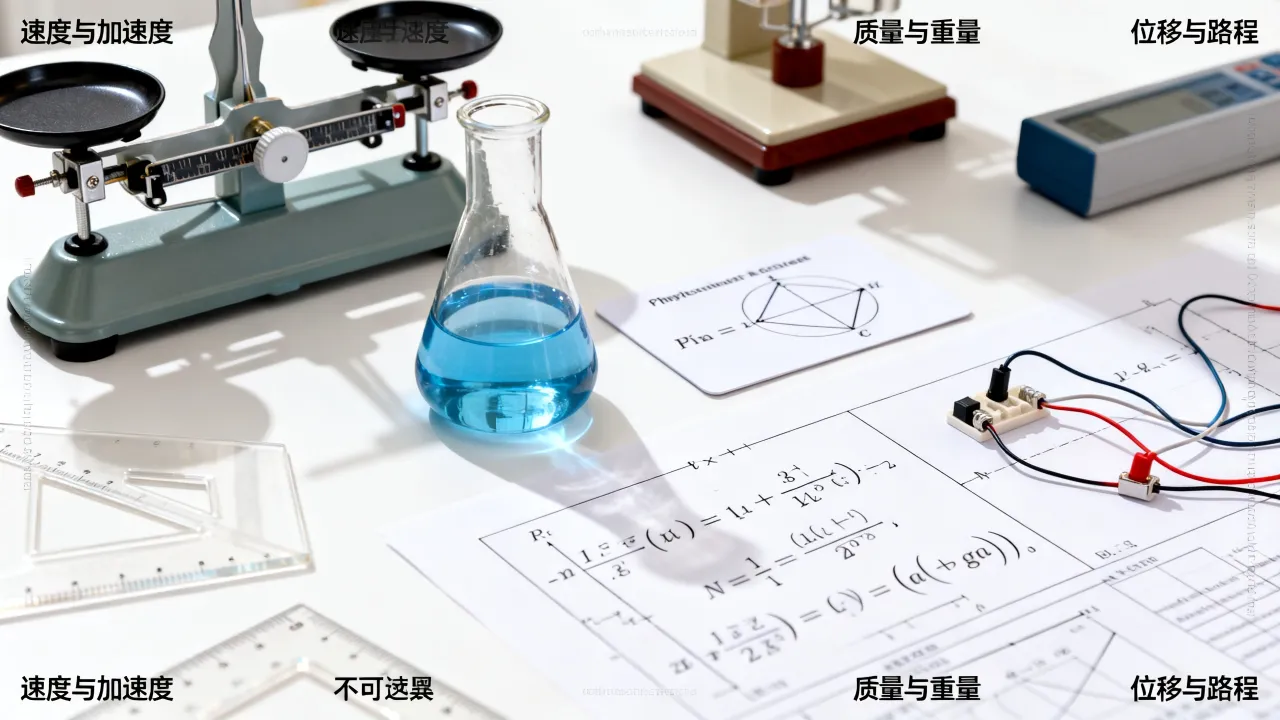 物理概念辨析,理清易混淆知识点之间的区别 物理概念辨析,理清易混淆知识点之间的区别