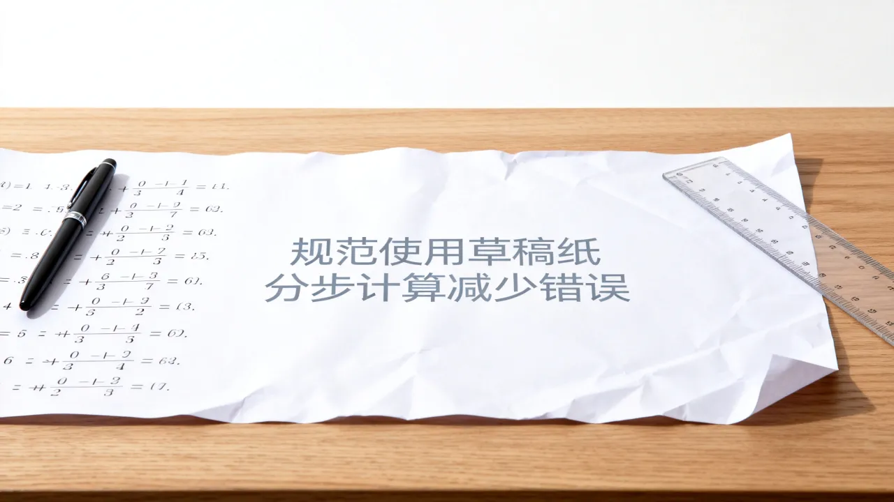 数学草稿纸规范使用,减少计算粗心造成失分 数学草稿纸规范使用,减少计算粗心造成失分