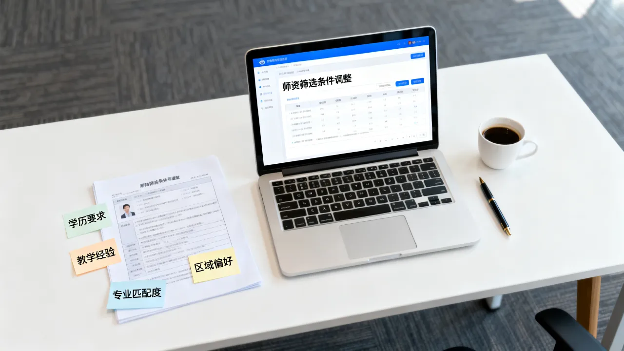 重庆渝北区找不到合适师资,可以调整哪些筛选条件? 重庆渝北区找不到合适师资,可以调整哪些筛选条件?