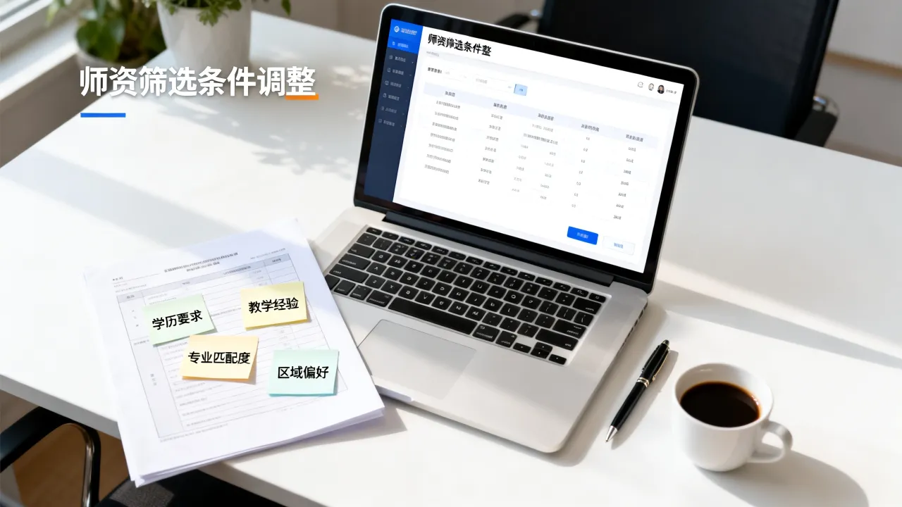 重庆渝北区找不到合适师资,可以调整哪些筛选条件? 重庆渝北区找不到合适师资,可以调整哪些筛选条件?