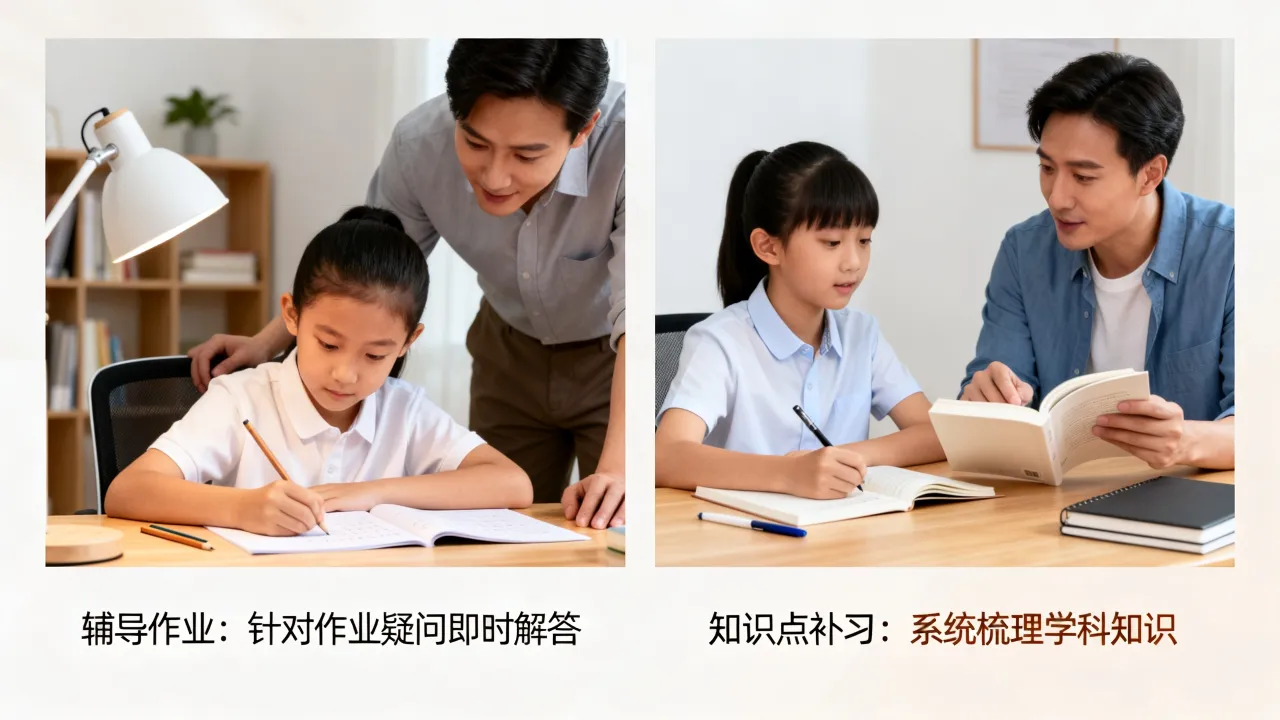 重庆渝北区家教辅导作业,和知识点补习有什么区别? 重庆渝北区家教辅导作业,和知识点补习有什么区别?