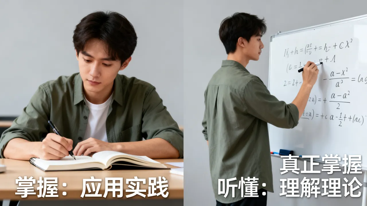 如何区分知识点 “听懂” 和 “真正掌握” 的标准 如何区分知识点 “听懂” 和 “真正掌握” 的标准