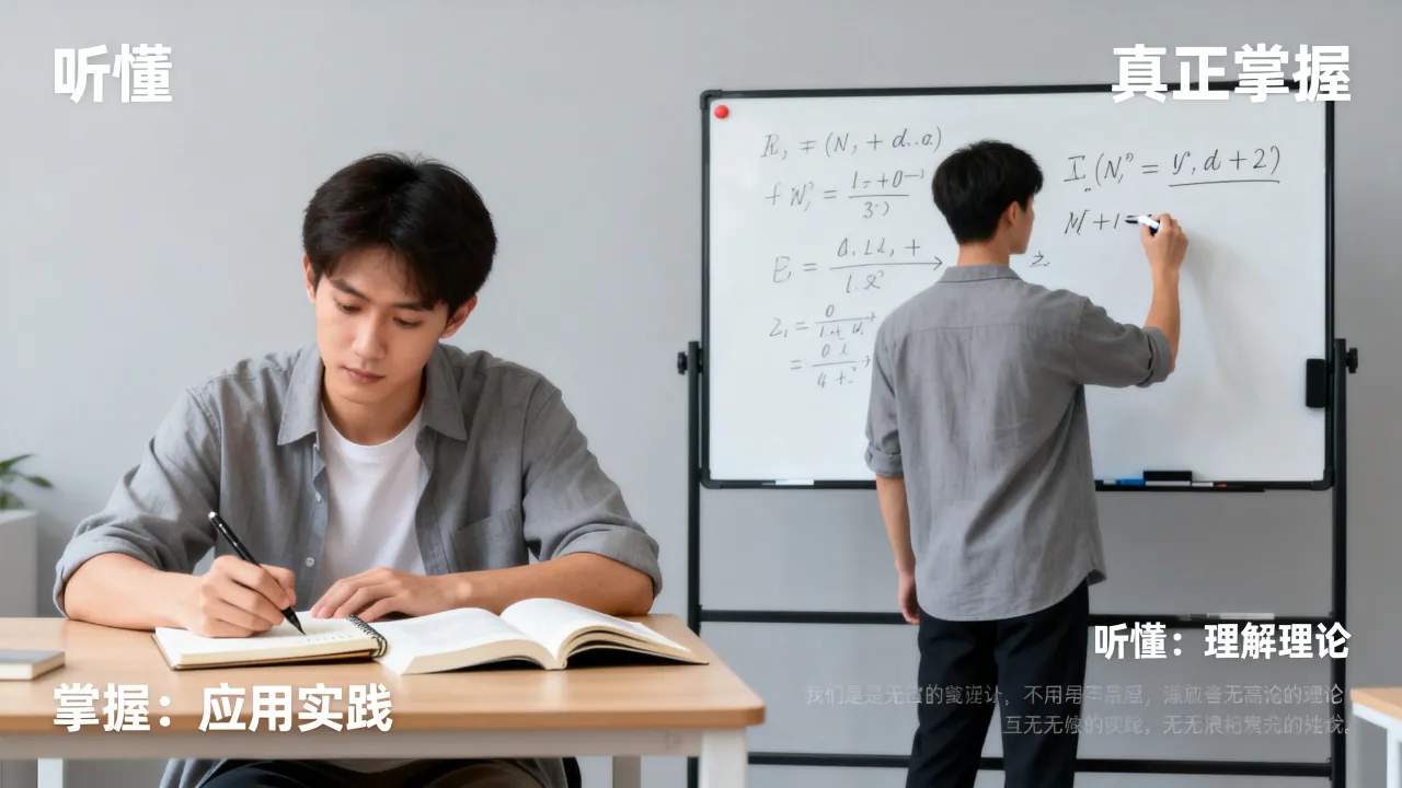 如何区分知识点 “听懂” 和 “真正掌握” 的标准 如何区分知识点 “听懂” 和 “真正掌握” 的标准