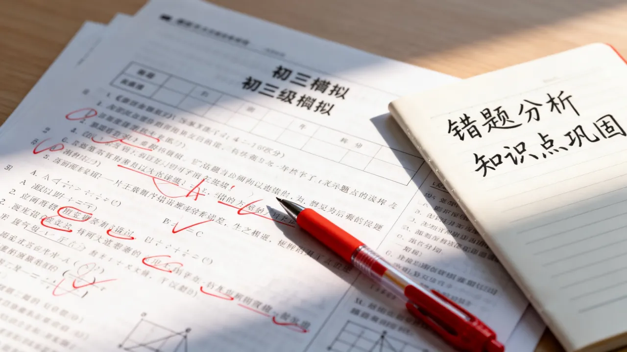 初三模拟试卷使用方法,不只关注分数更重视错题 初三模拟试卷使用方法,不只关注分数更重视错题