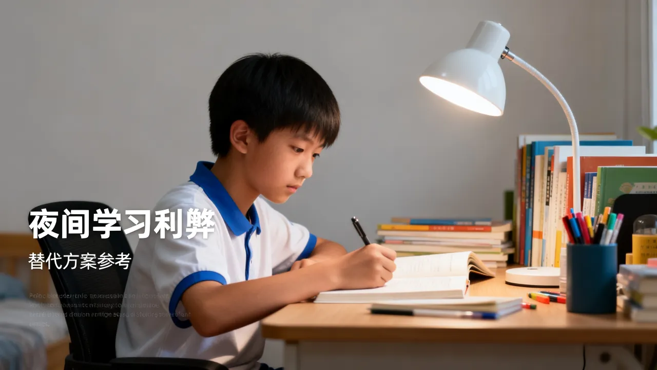 初中生夜间熬夜学习，利弊与替代方案参考