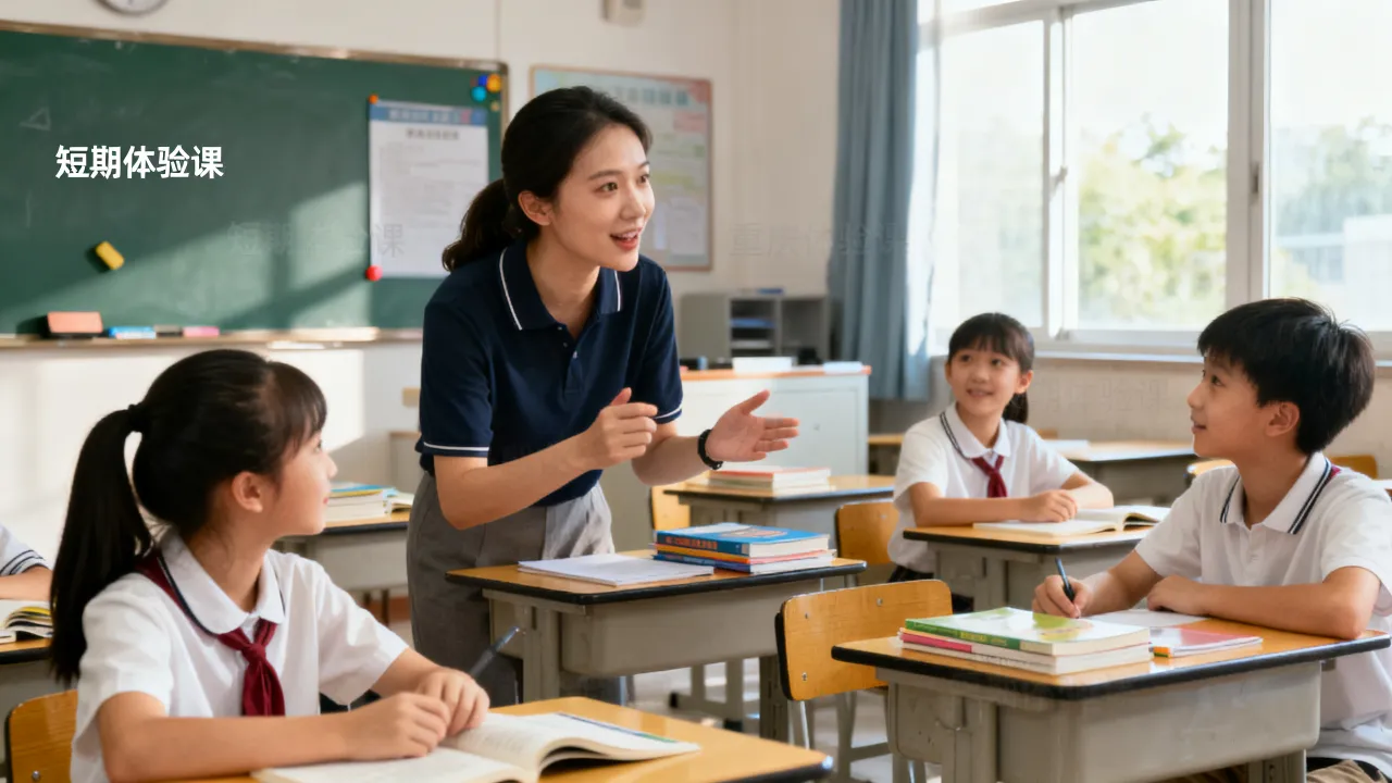 重庆九龙坡区短期体验课，不能等同于长期教学水平