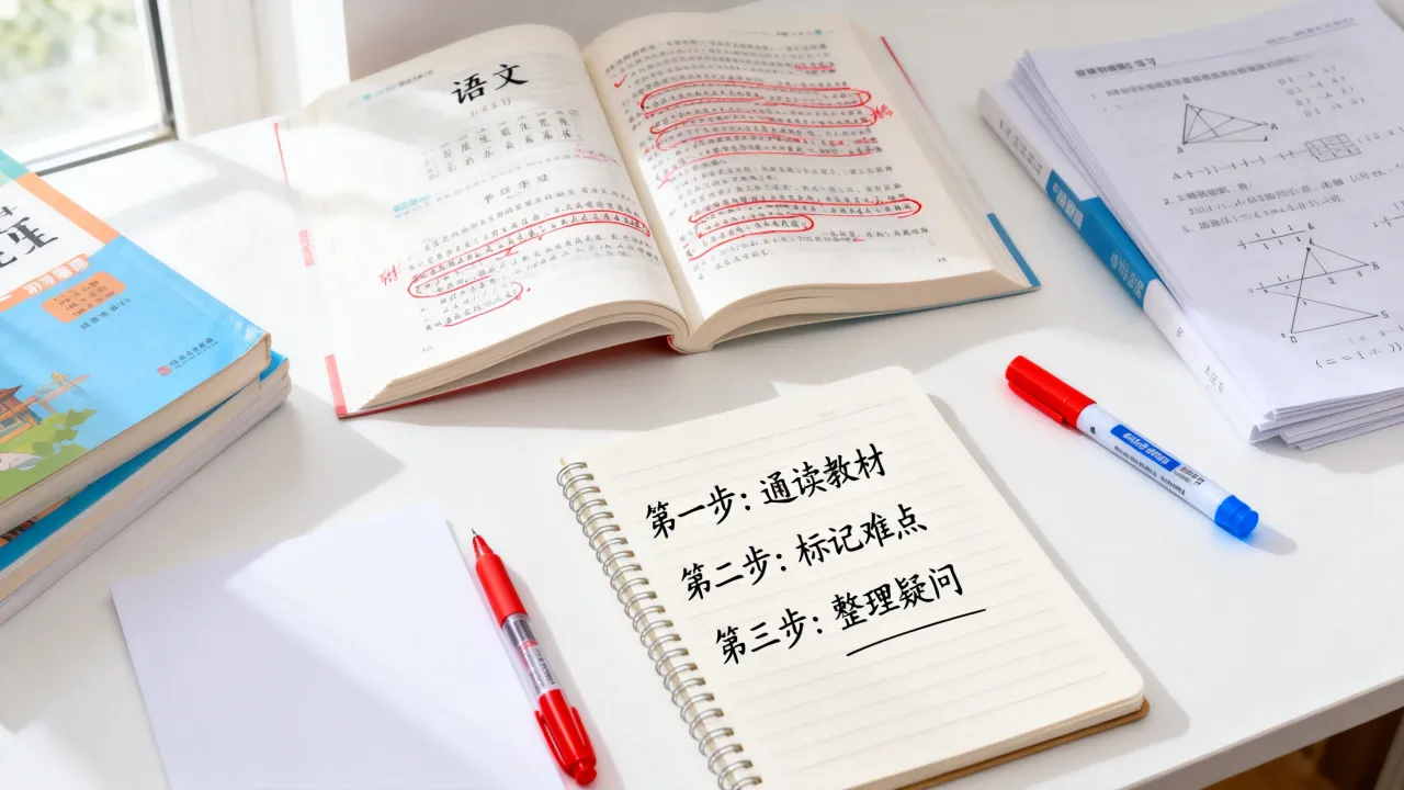 初中课前预习怎么做,提前标记知识难点 初中课前预习怎么做,提前标记知识难点