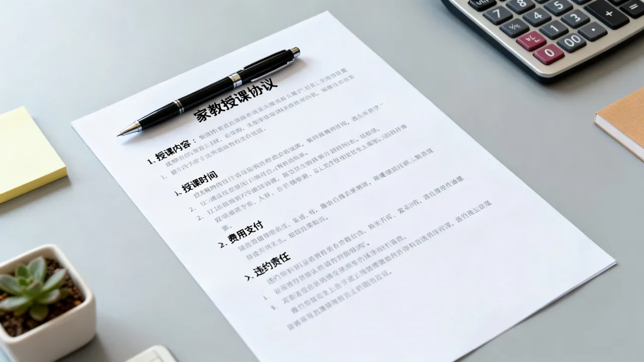 重庆九龙坡区家教授课协议,需要写明哪些关键条款? 重庆九龙坡区家教授课协议,需要写明哪些关键条款?