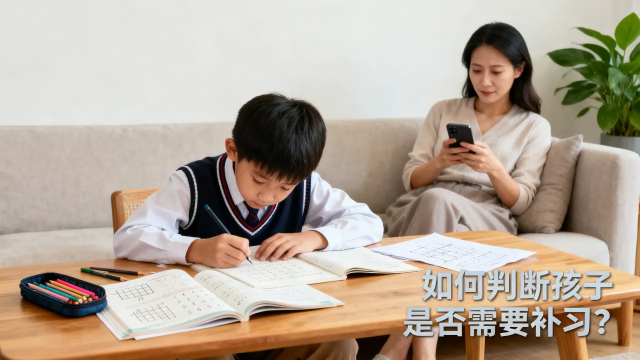 重庆九龙坡区聘请家教前，如何判断孩子是否需要补习？