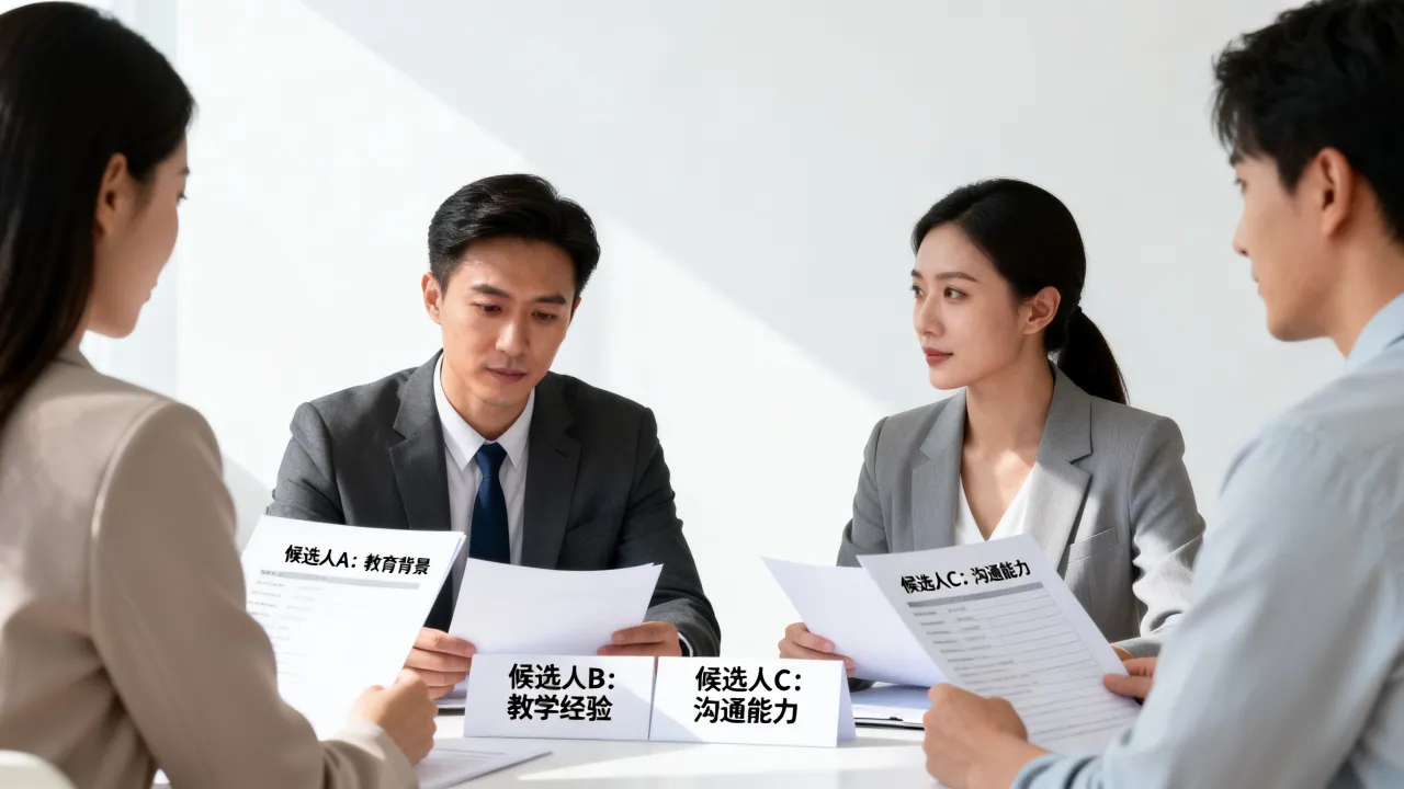多名候选人,如何择优选定家教 多名候选人,如何择优选定家教
