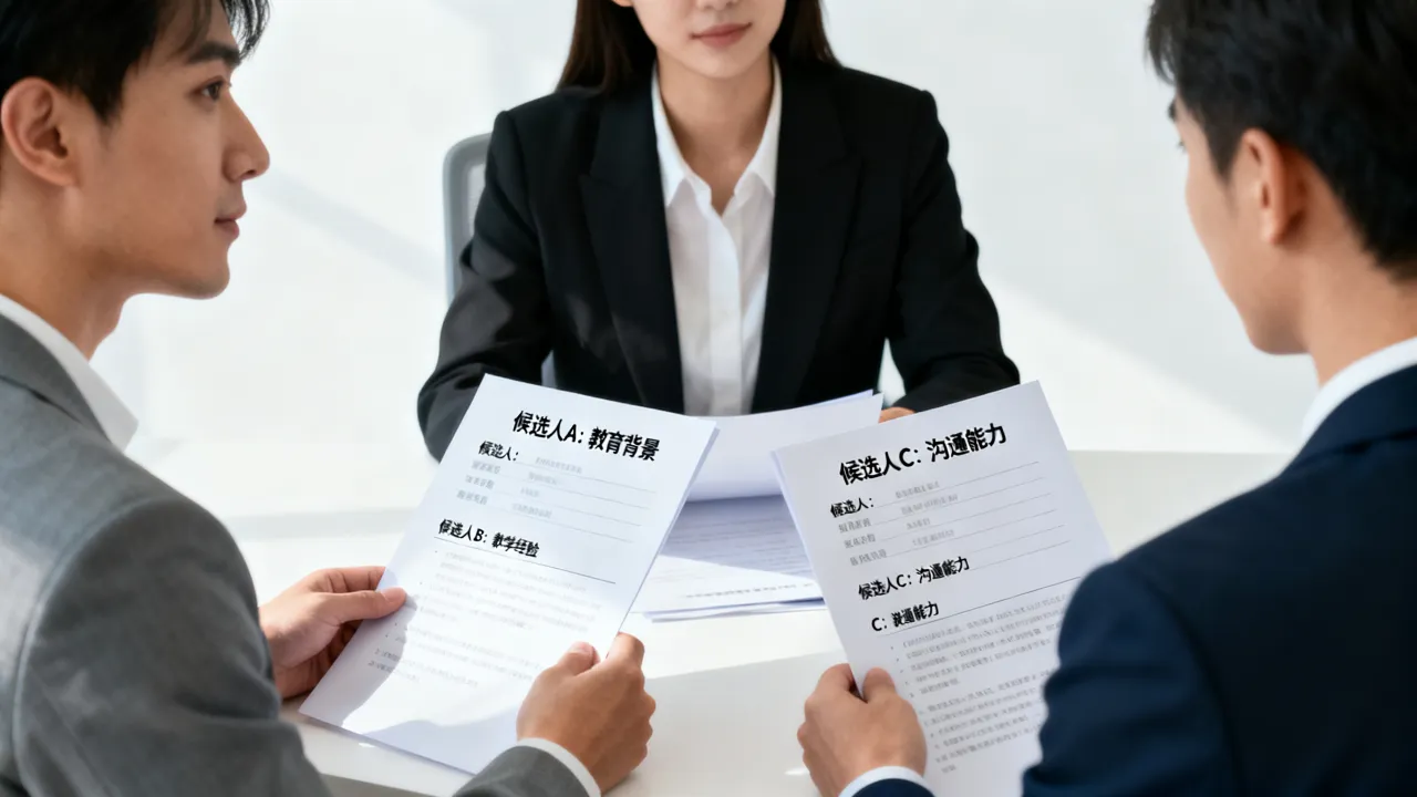 多名候选人,如何择优选定家教 多名候选人,如何择优选定家教