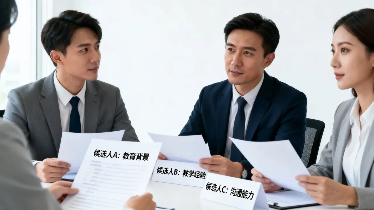 多名候选人,如何择优选定家教 多名候选人,如何择优选定家教