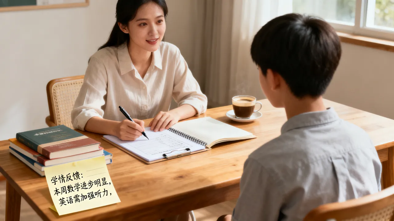 靠谱家教,懂得定期反馈学情 靠谱家教,懂得定期反馈学情