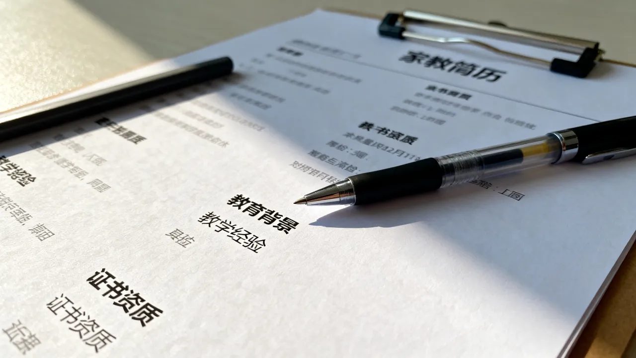 家教简历该重点审核哪些内容