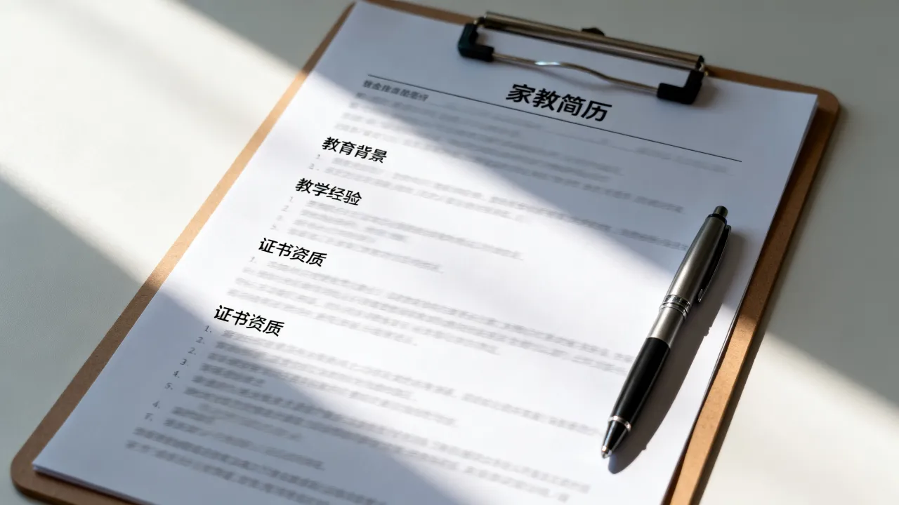 家教简历该重点审核哪些内容